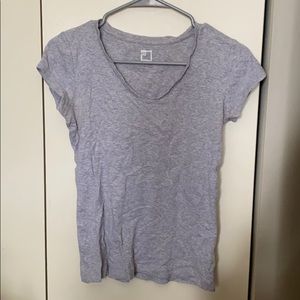 Grey V-neck Tshirt